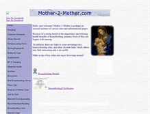 Tablet Screenshot of mother-2-mother.com
